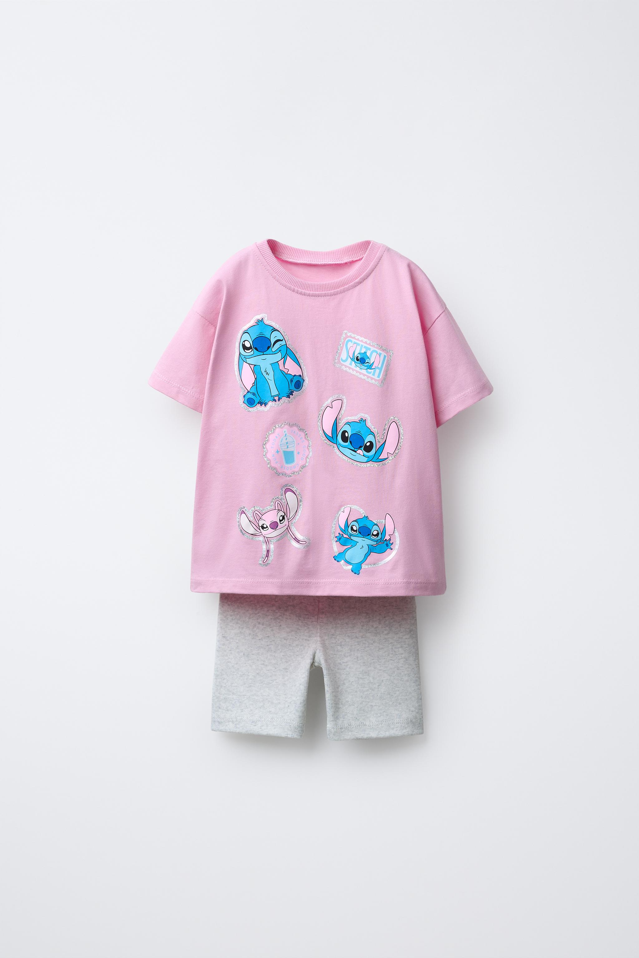 LILO & STITCH © DISNEY T-SHIRT AND BIKE SHORTS SET